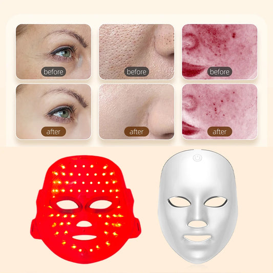 Máscara LED Facial — 7 en 1