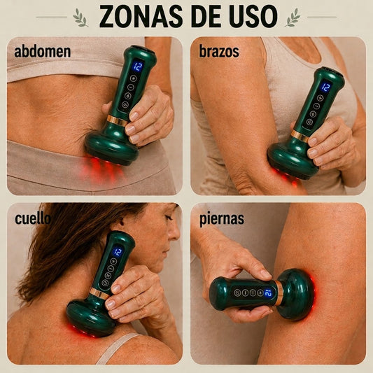 Masajeador Anticelulítico 2 en 1 de Succión y Calor