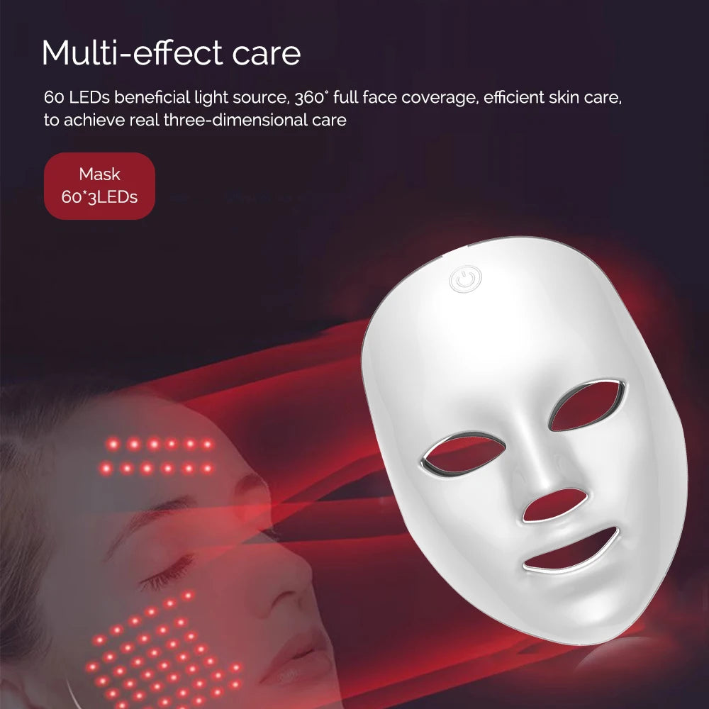 Máscara LED Facial — 7 en 1