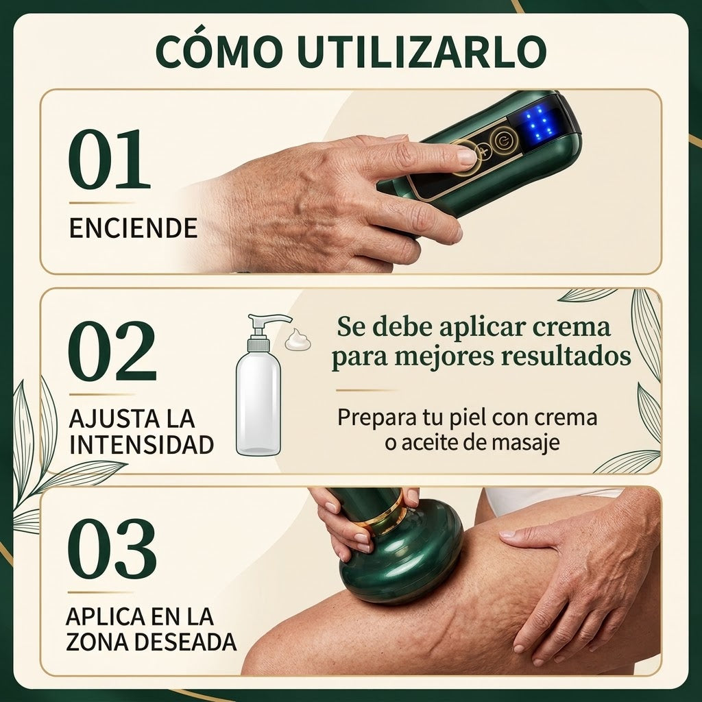 Masajeador Anticelulítico 2 en 1 de Succión y Calor